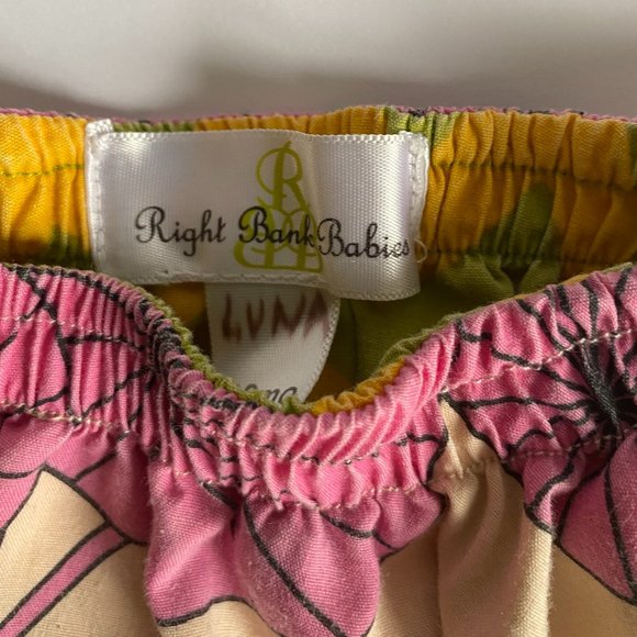 Right Bank Babies Circle Skirt Floral Bird 12 M - Picture 10 of 11